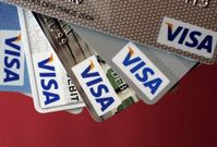 Platební karty Visa (ilustrační foto).