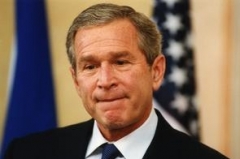 Zamyšlený George W. Bush
