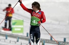 Běžec na lyžích Martin Koukal.