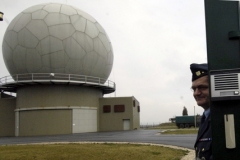 Armáda představila 8. února novinářům radar protivzdušné obrany NATO v Nepolisech na Hradecku.